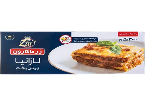 تصویر 4 از قیمت لازانیا نیمه آماده زرماکارون + خرید باور نکردنی